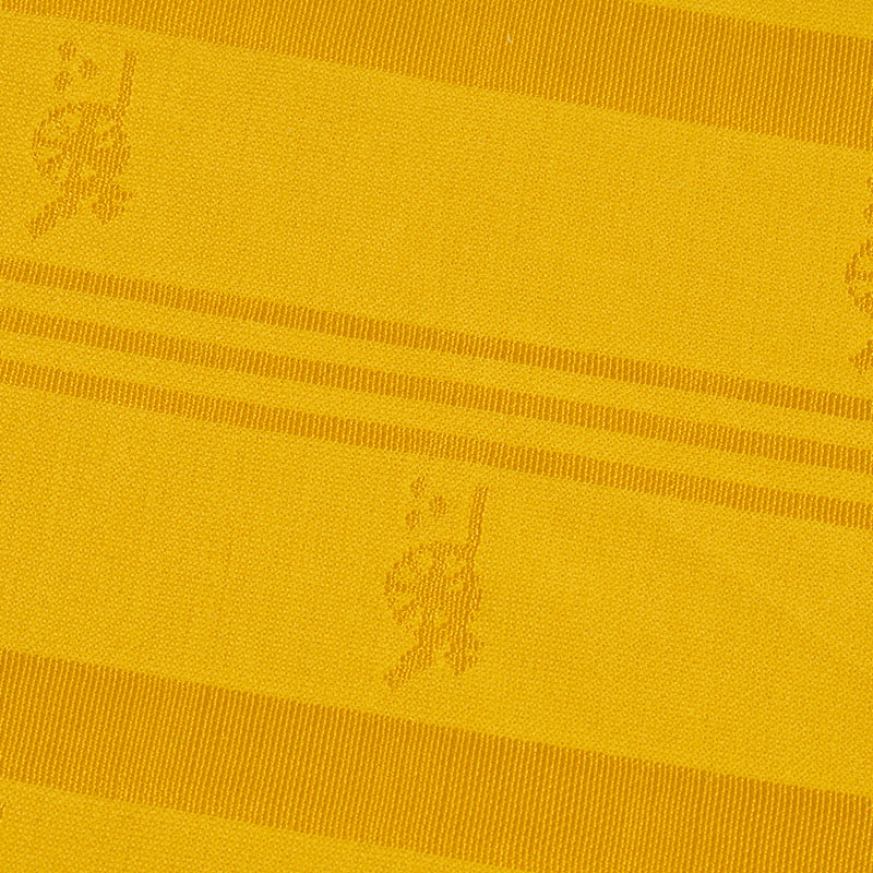 Drie fijne en één grove dubbelzijdige jacquardstof