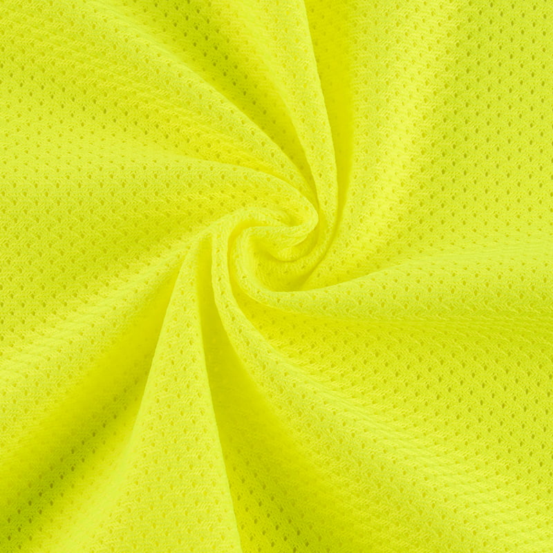 Laag-elastische mesh kettinggebreide stof